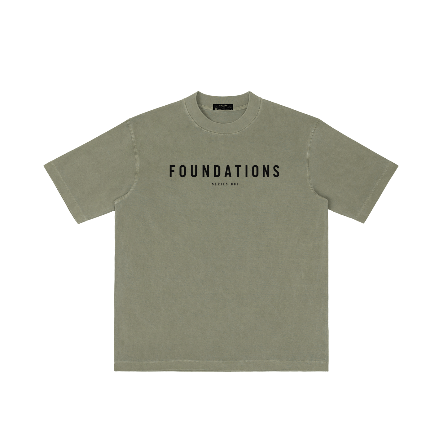 Wolvyn Apparel ‘Foundation 001’ Vintage Wash Drop Shoulder T-shirt