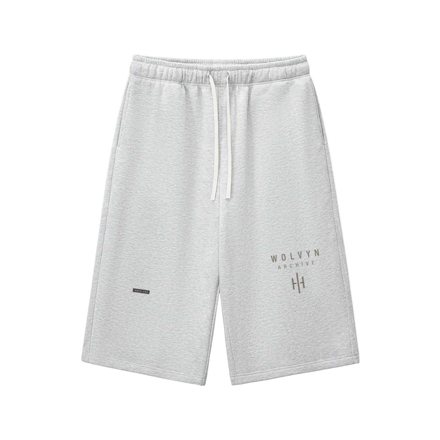 Wolvyn Apparel Relaxed Drawstring Three-quarter Sweatpants
