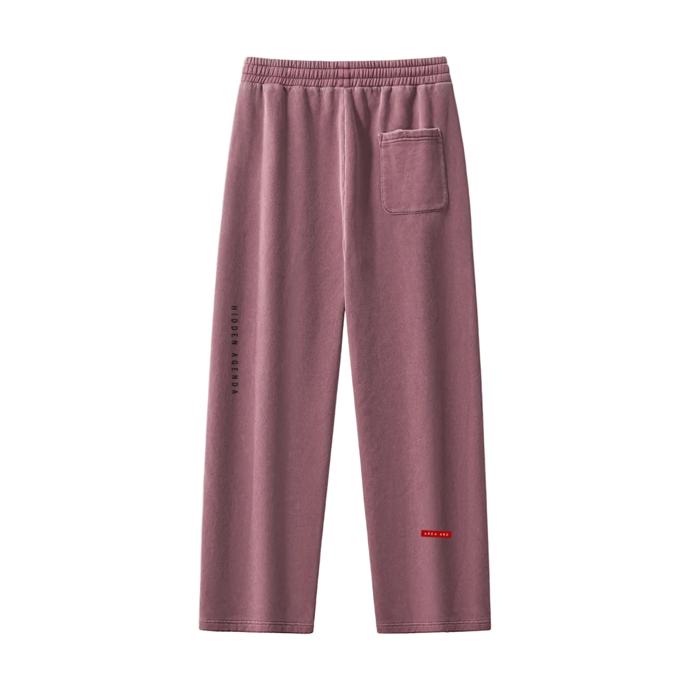 Hidden Agenda Frayed Enzyme Washed Fleece Sweatpants
