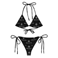 All-over print recycled string bikini - Wolvyn Apparel