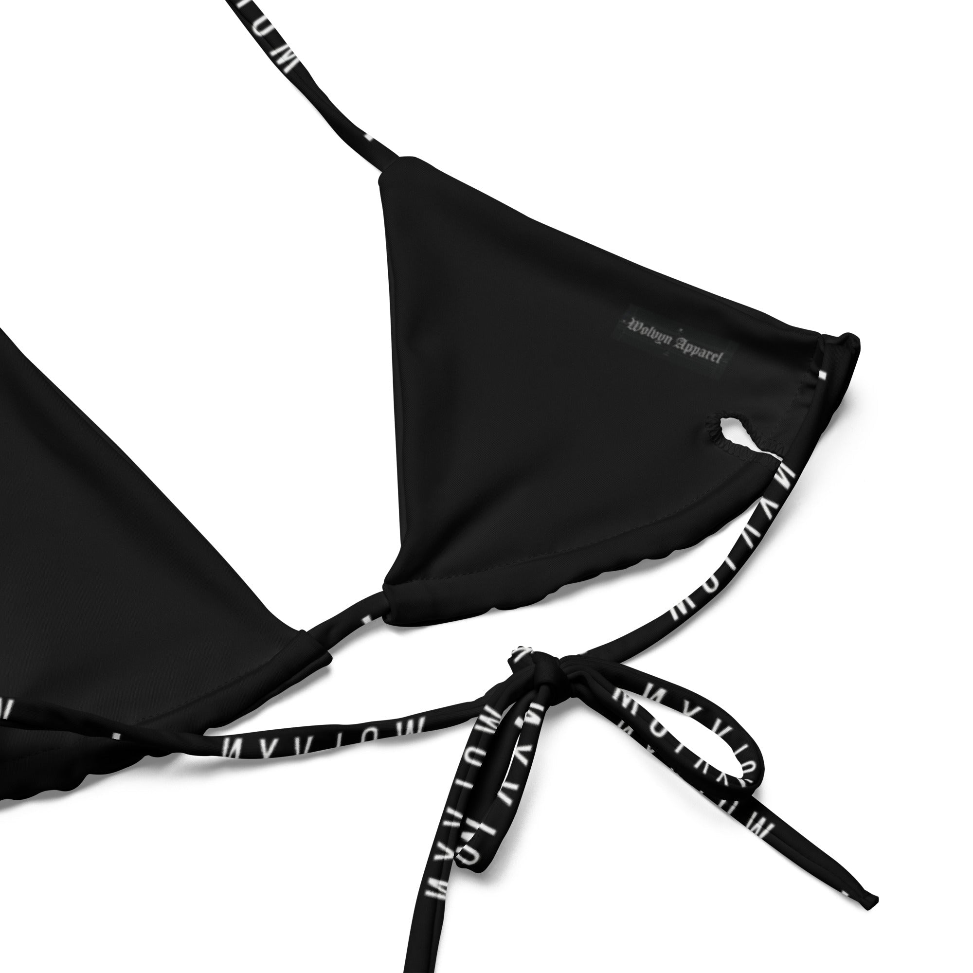 All-over print recycled string bikini - Wolvyn Apparel