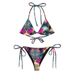 All-over print recycled string bikini - Wolvyn Apparel