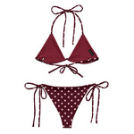 All-over print recycled string bikini - Wolvyn Apparel