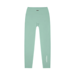 Leggings by Wolvyn Apparel, Standard Issue high-waisted yoga leggings in sage green.