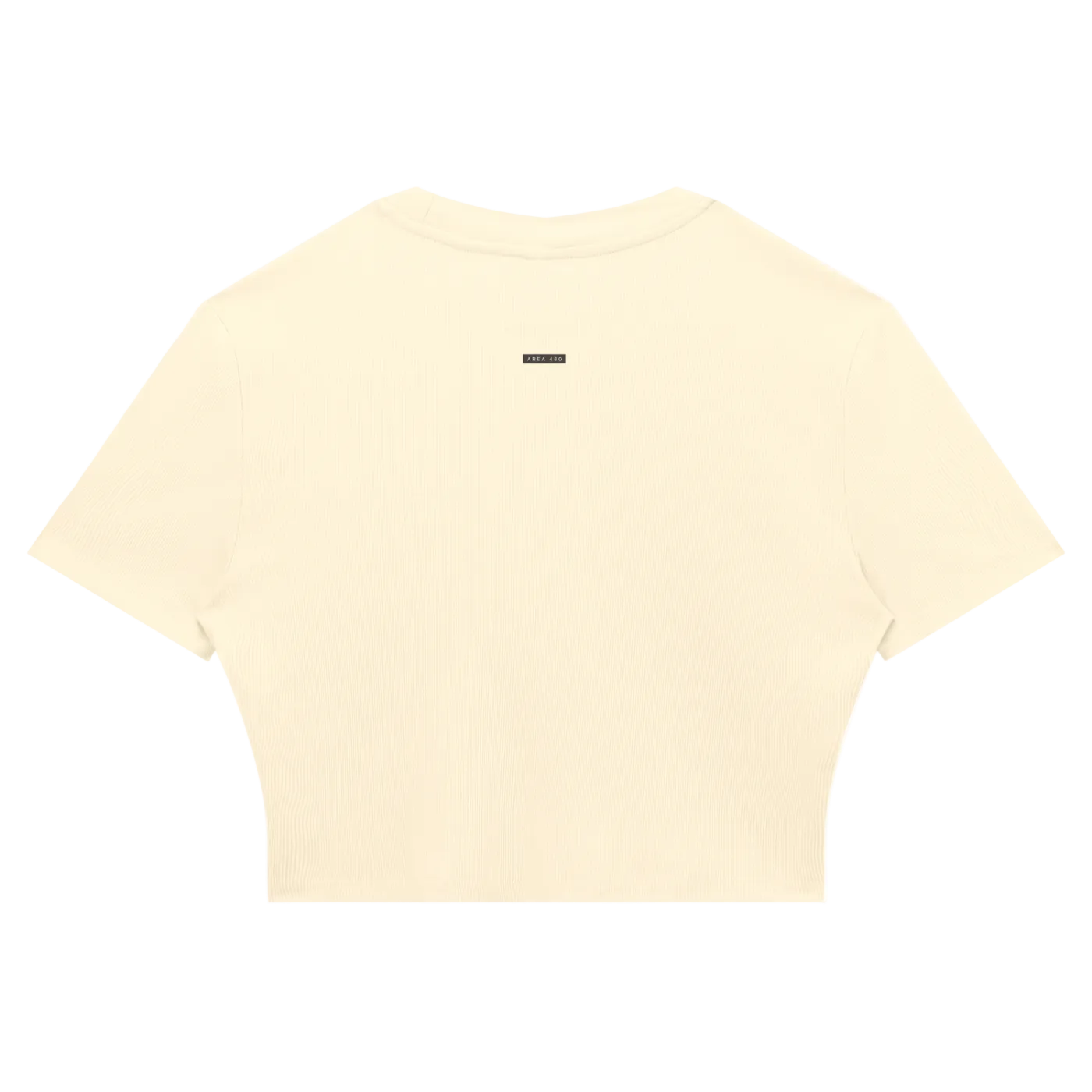 Wolvyn Apparel Women's Slim Ribbed Crop T-Shirt