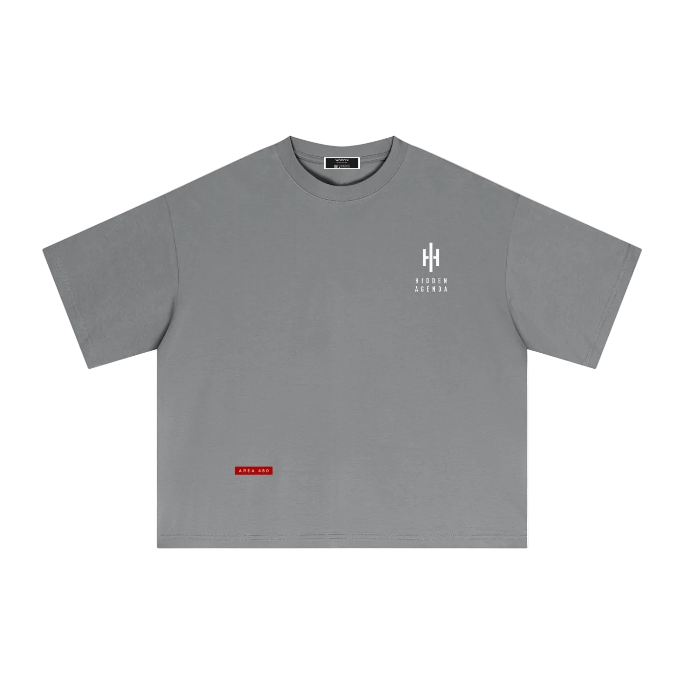 Hidden Agenda by Wolvyn Apparel Essential Sorona Boxy T-Shirt