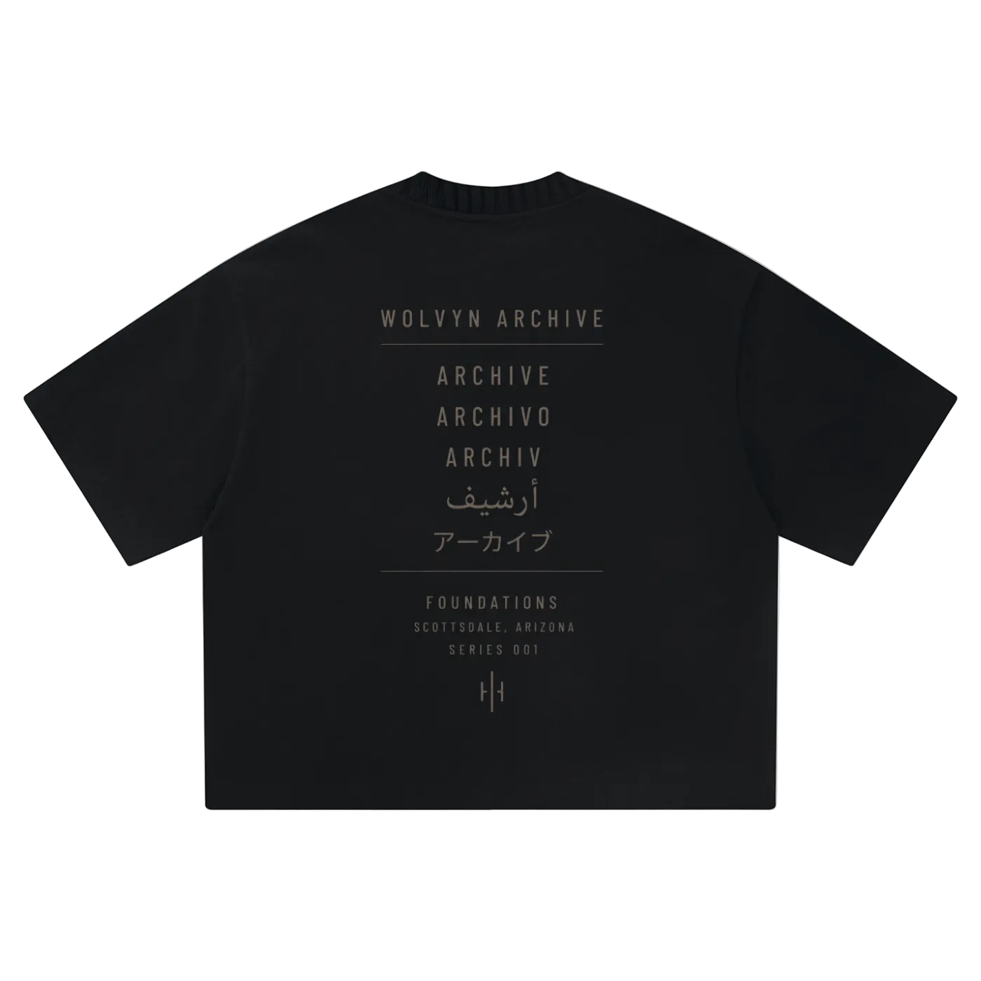 Wolvyn Apparel ‘World Translation’ Unisex Heavyweight Boxy T-Shirt