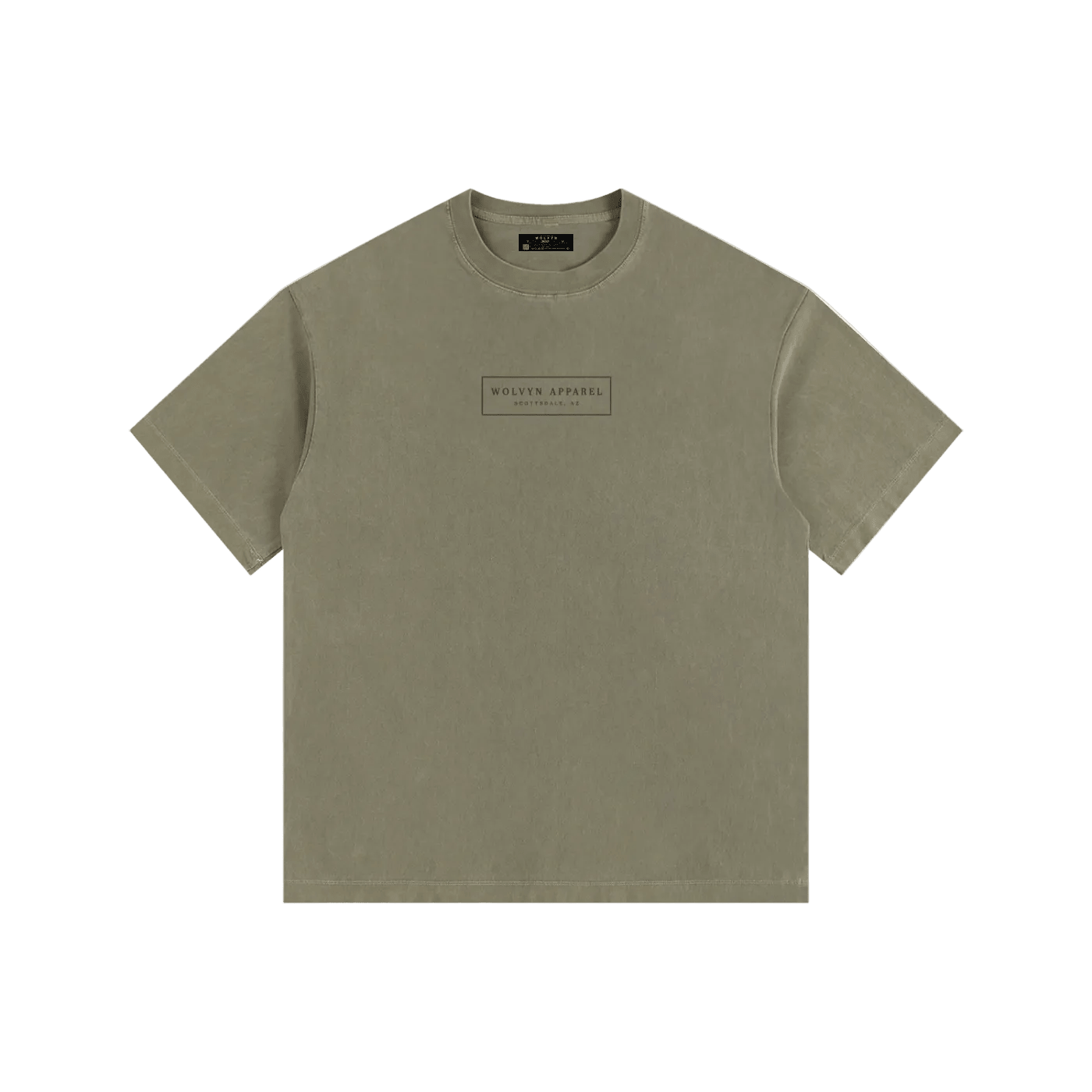 Built In The Desert by Wolvyn Apparel Vintage Washed Oversized Cotton T-Shirt - Wolvyn Apparel