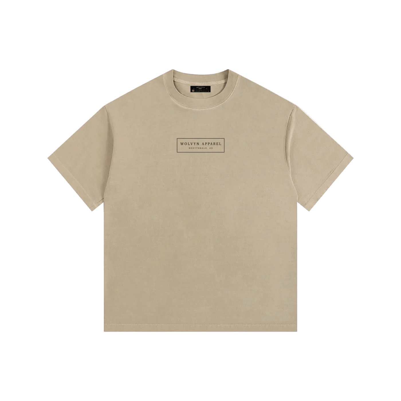 Built In The Desert by Wolvyn Apparel Vintage Washed Oversized Cotton T-Shirt - Wolvyn Apparel