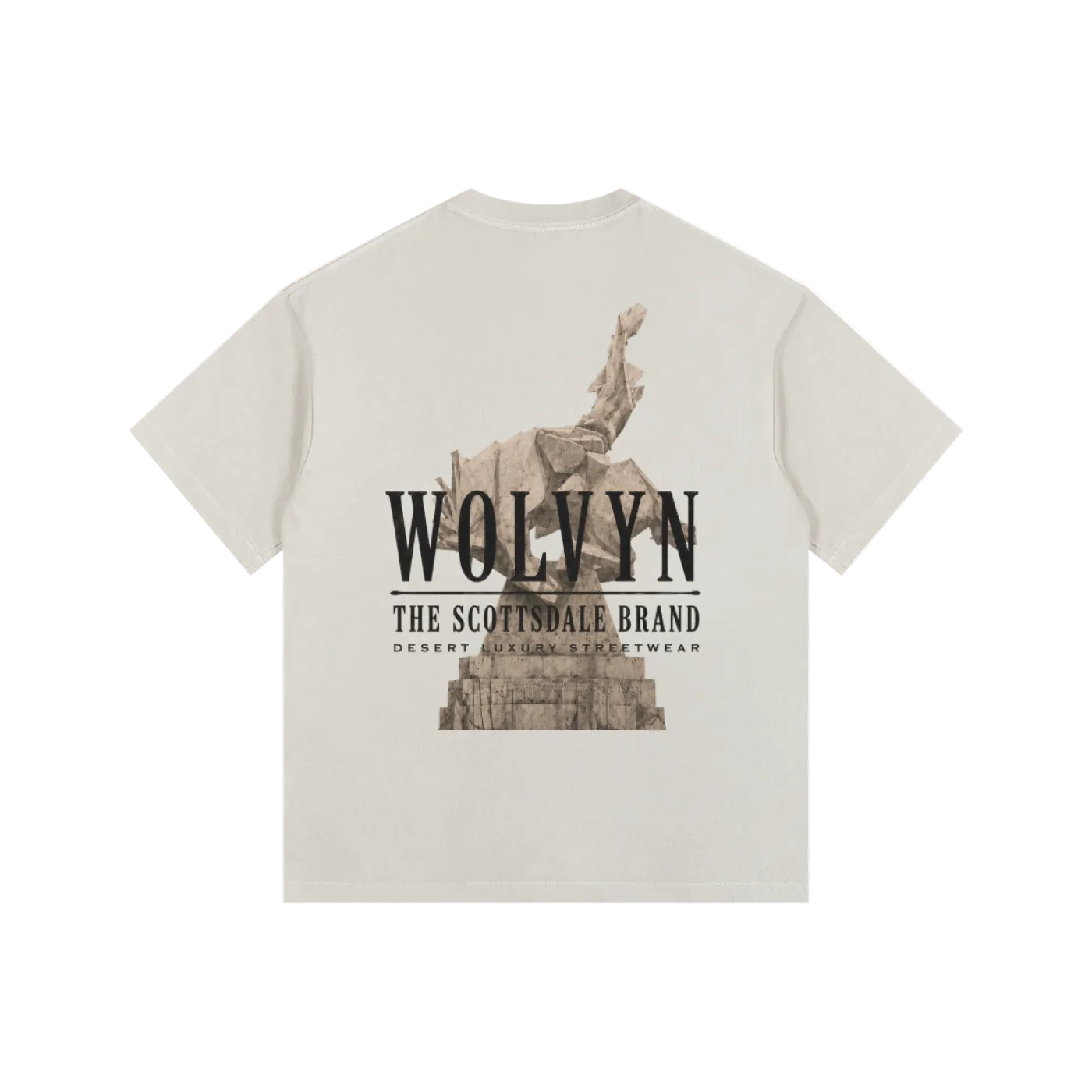 Scottsdale Heritage by Wolvyn Apparel Vintage Washed Oversized Cotton T-Shirt