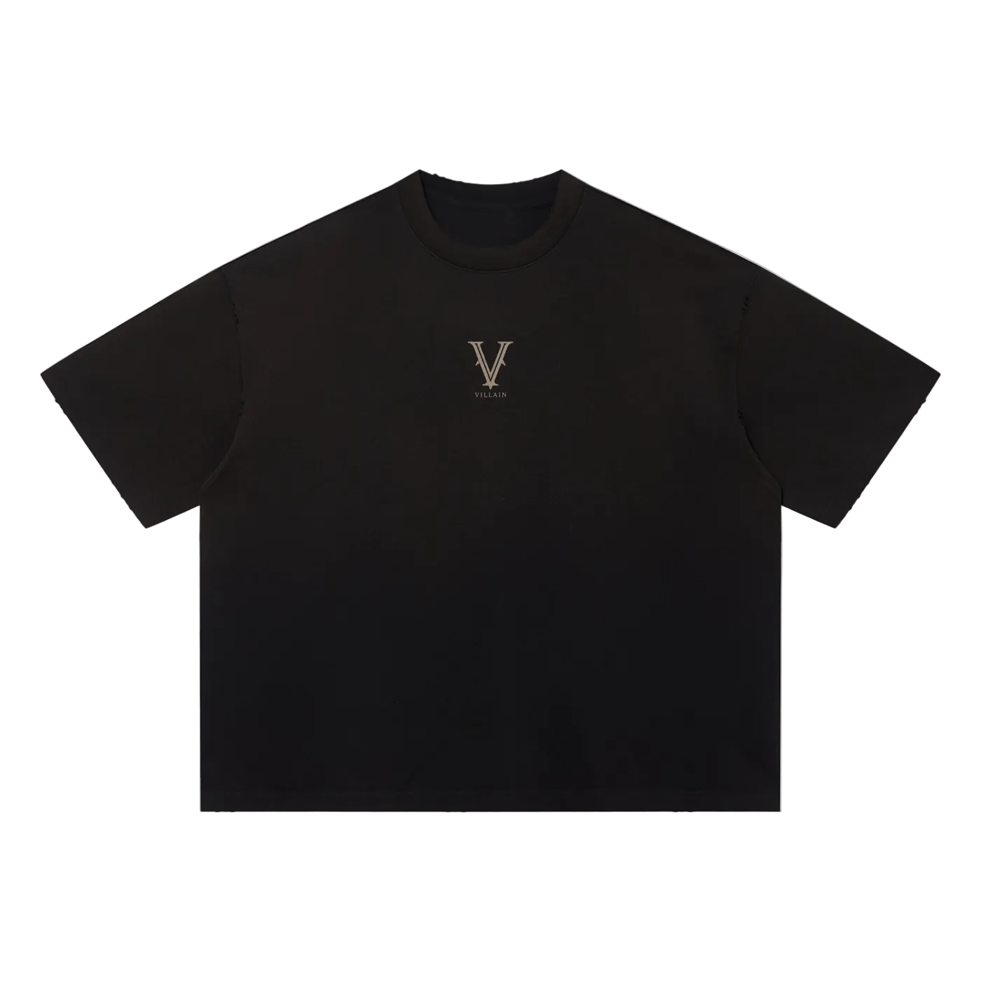 Villain by Wolvyn Apparel "Heir" Unisex Sun Fade Distressed Boxy T-Shirt