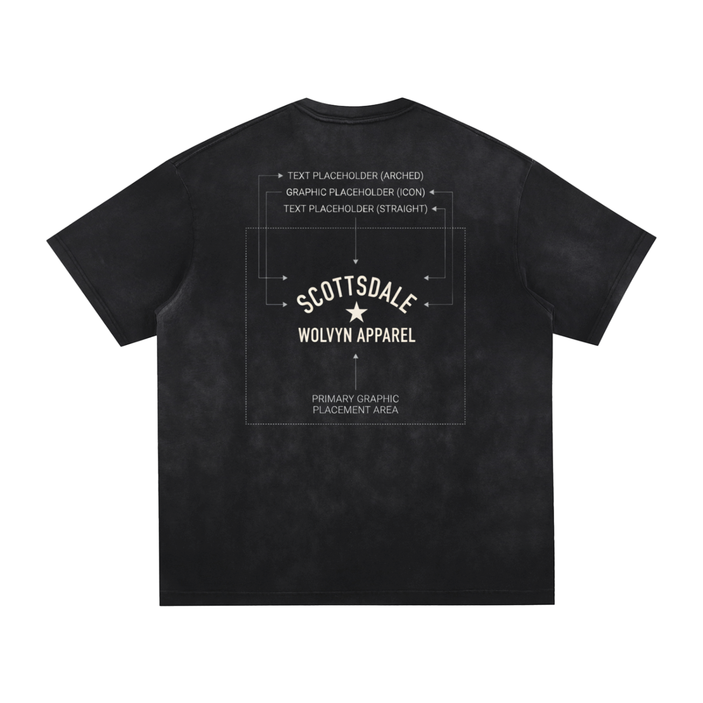 Wolvyn Apparel "Curated Collection" Vintage Washed Hand-Frayed T-Shirt