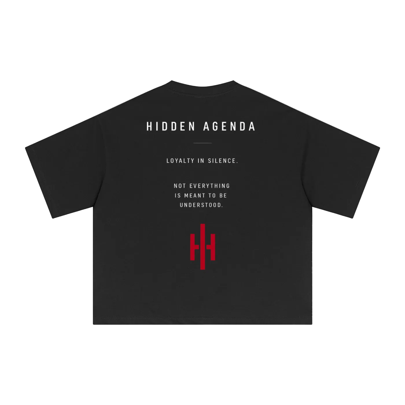 Hidden Agenda by Wolvyn Apparel Essential Sorona Boxy T-Shirt