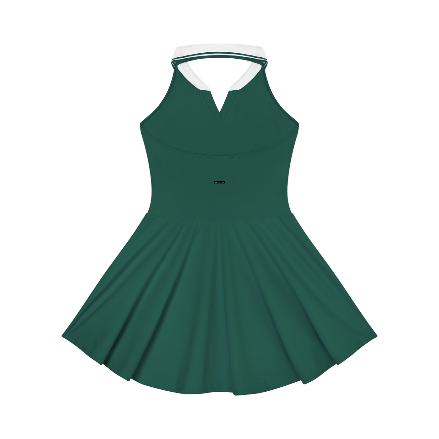 Wolvyn Apparel "Wolvyn Mark' Women's Collared Halter A-Line Tennis Dress