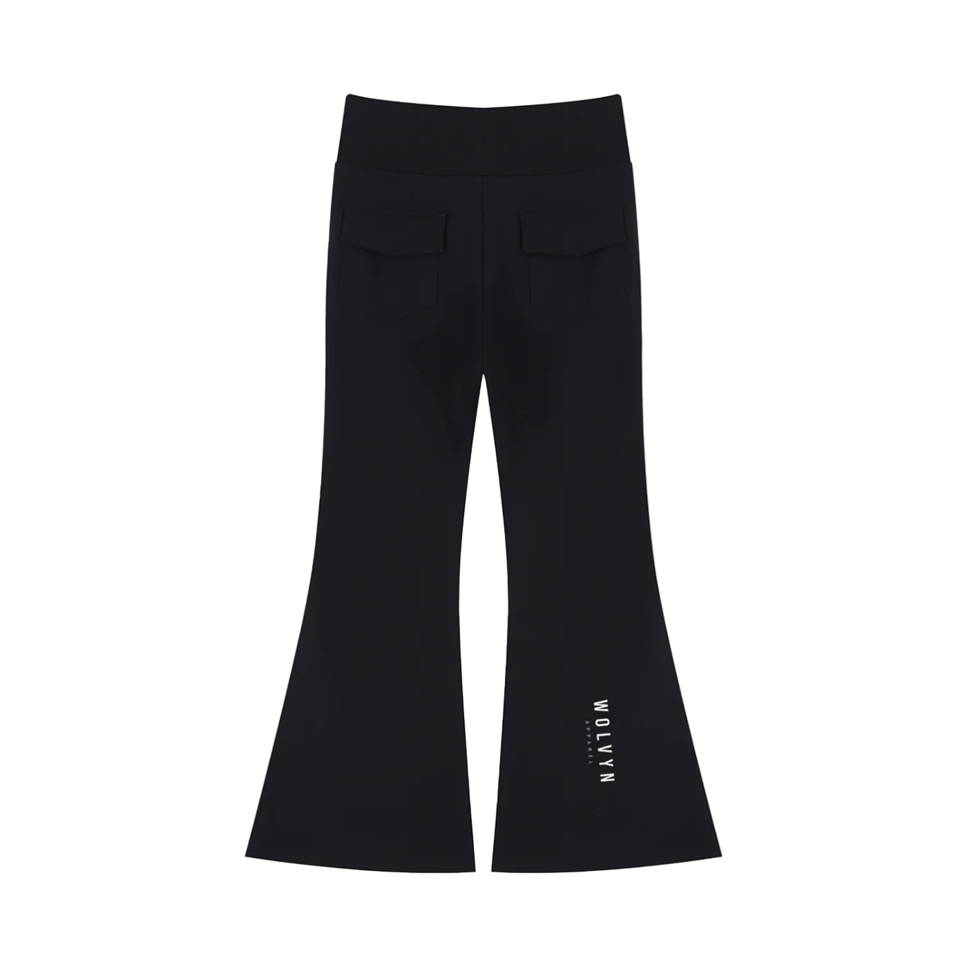 Wolvyn Apparel Women's Drawstring Flared Leg Pants