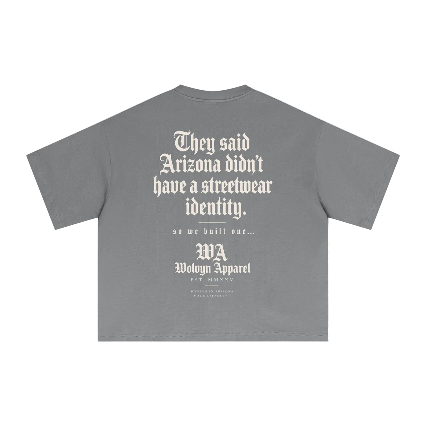 Wolvyn Apparel "Identity" Essential Sorona Boxy T-Shirt