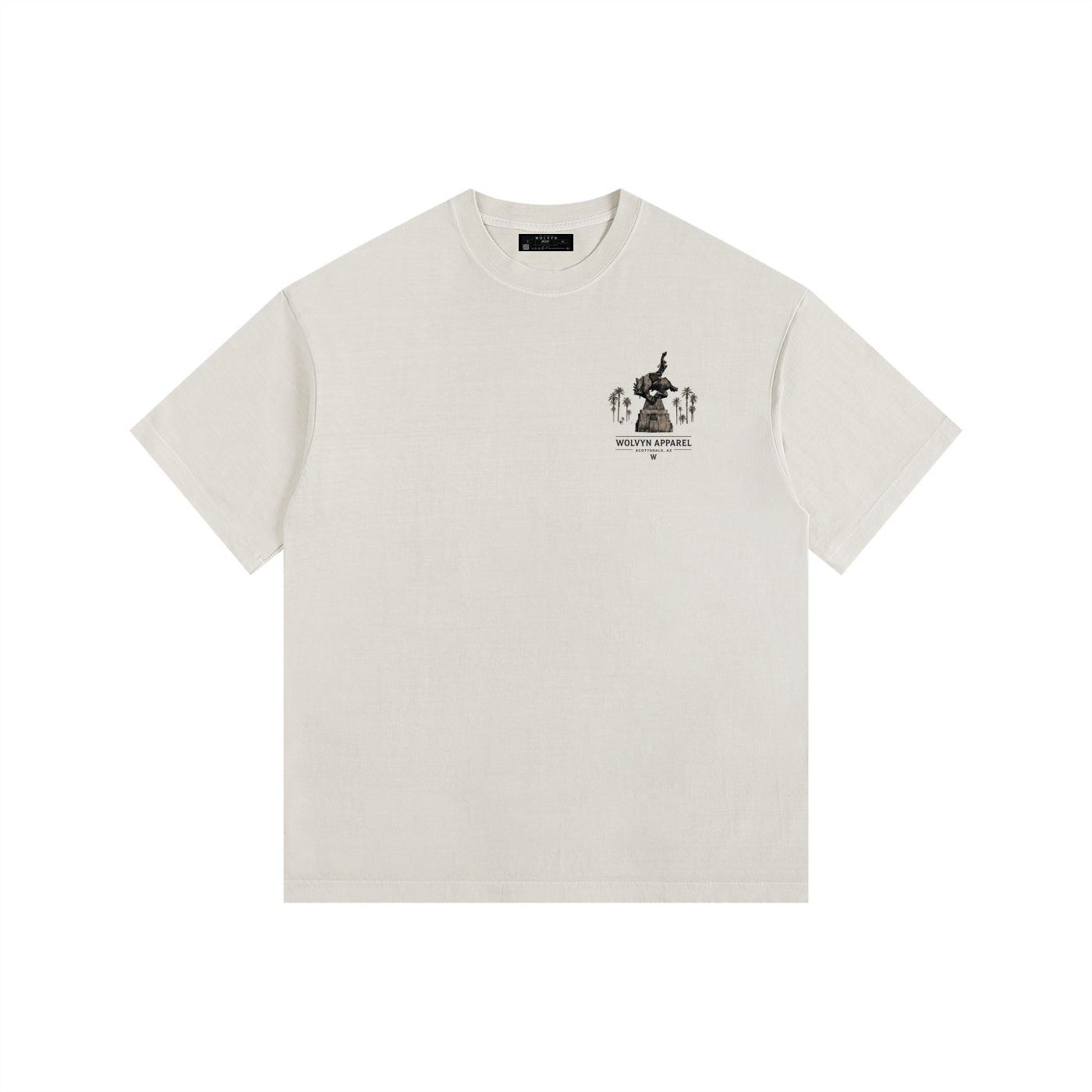 Wolvyn Apparel Vintage Washed Oversized Cotton T-Shirt