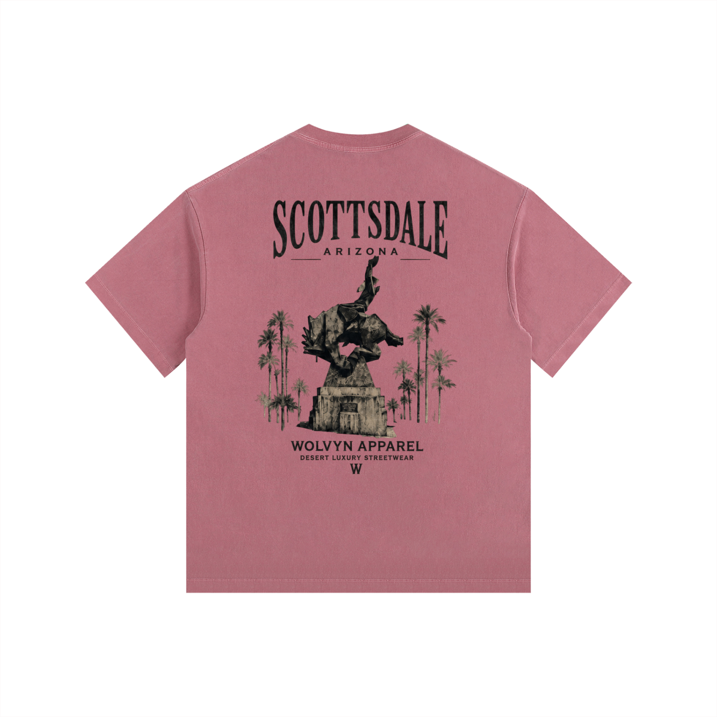 Wolvyn Apparel Vintage Washed Oversized Cotton T-Shirt