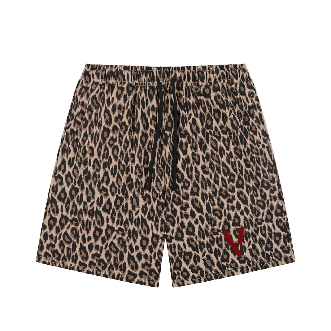 Villain by Wolvyn Apparel Unisex Heavyweight Leopard Drawstring Shorts
