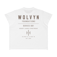 Wolvyn Apparel ‘Foundations Athletic’ Unisex Boxy Raw Edge T-Shirt