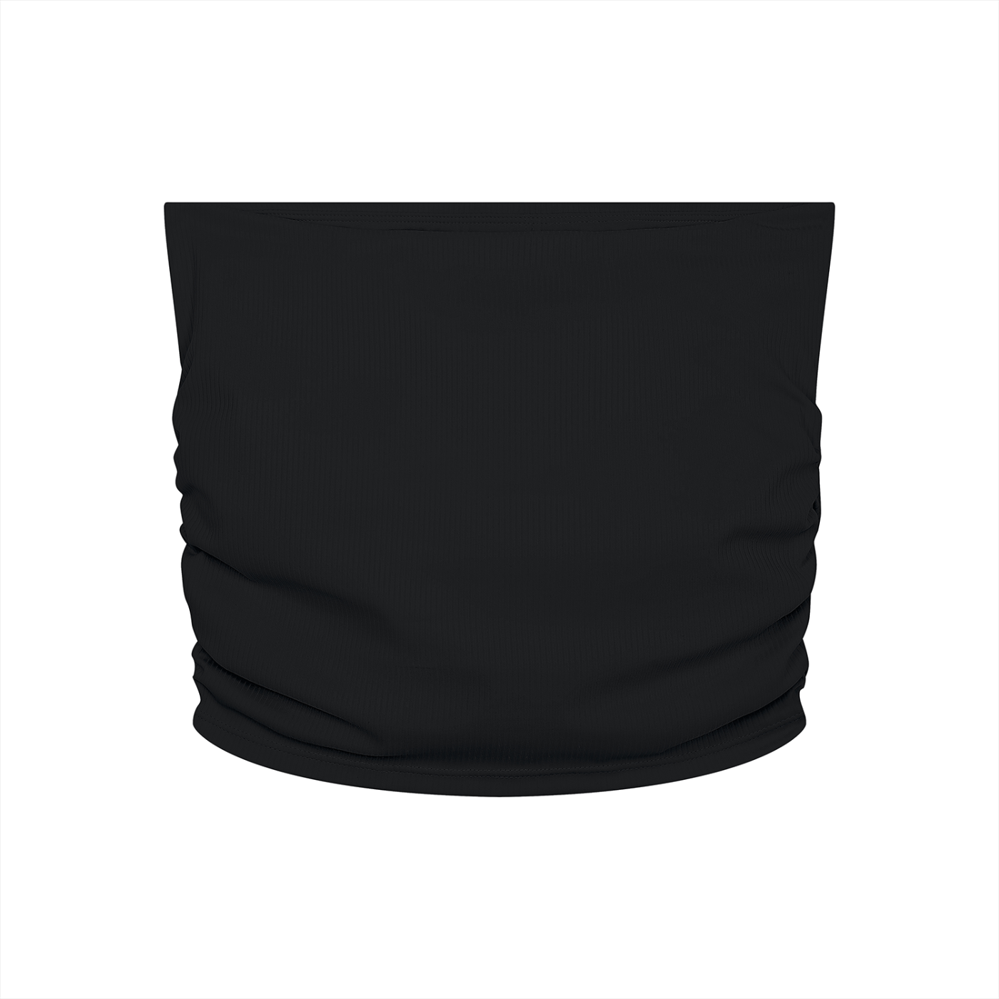 Wolvyn Apparel Women’s Ruched Cropped Yoga Tube Top