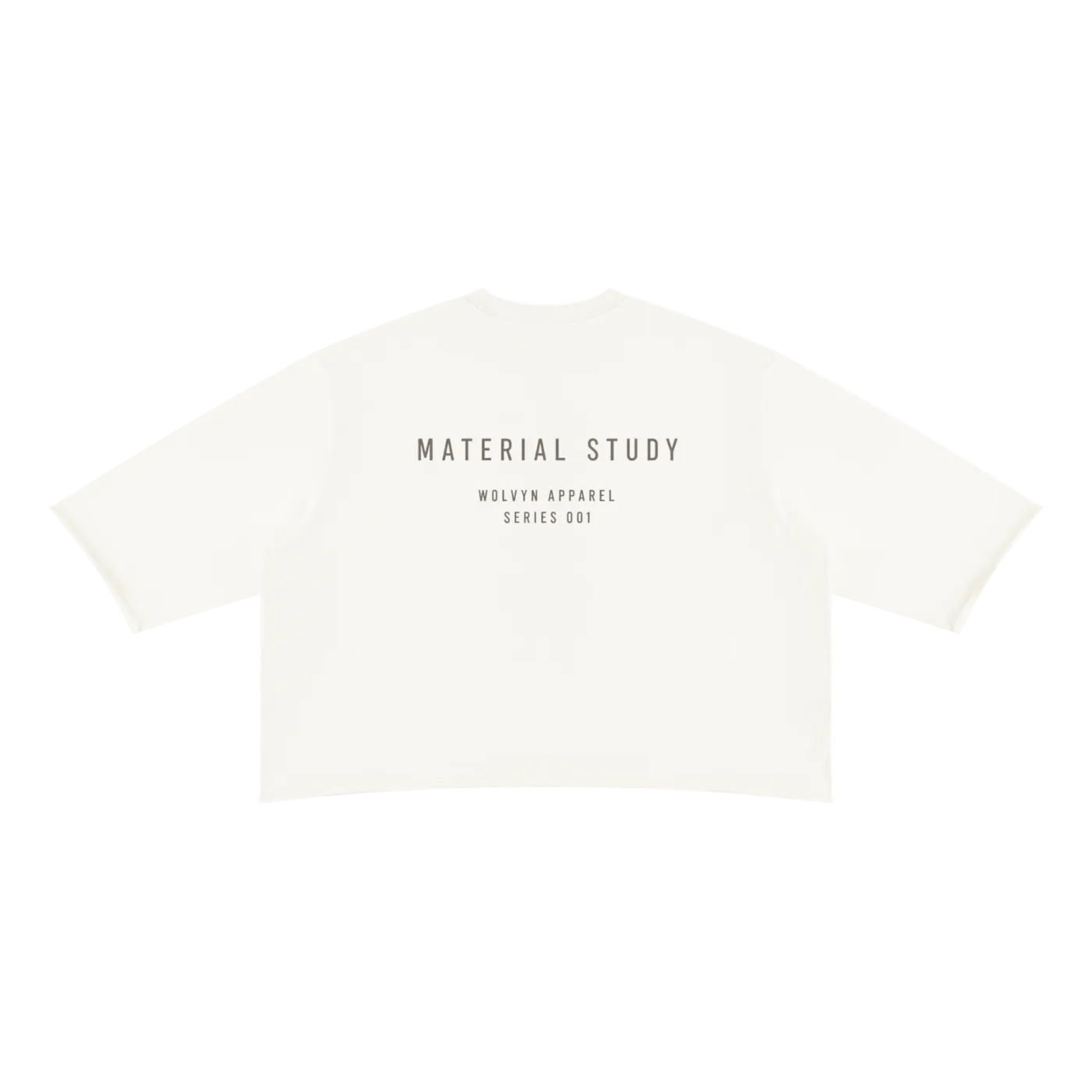 Wolvyn Apparel ‘Foundations’ Unisex Mineral Wash Raw Hem Boxy T-Shirt
