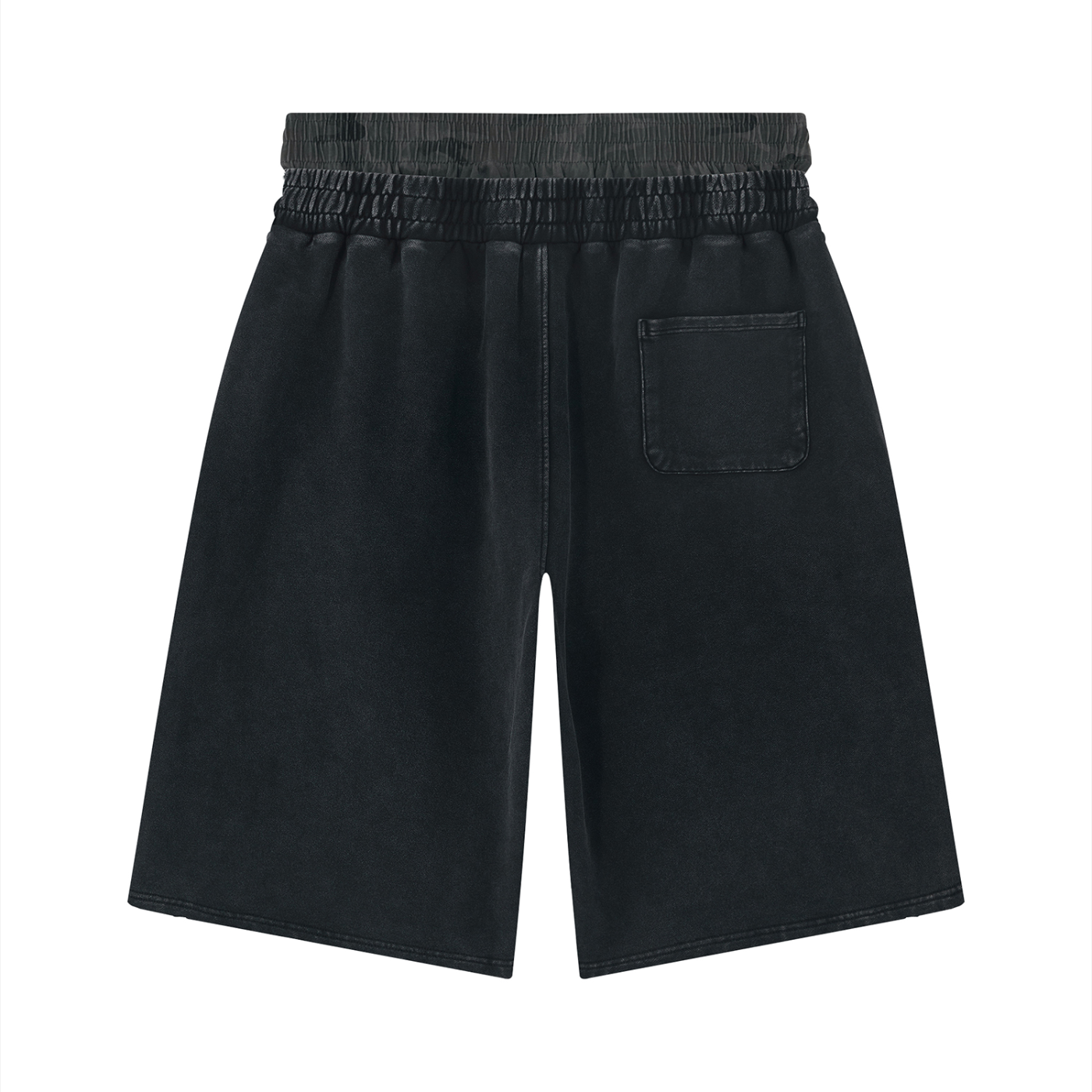 Wolvyn Apparel ‘Archive’ Unisex Vintage Wash Distressed Wide Leg Shorts