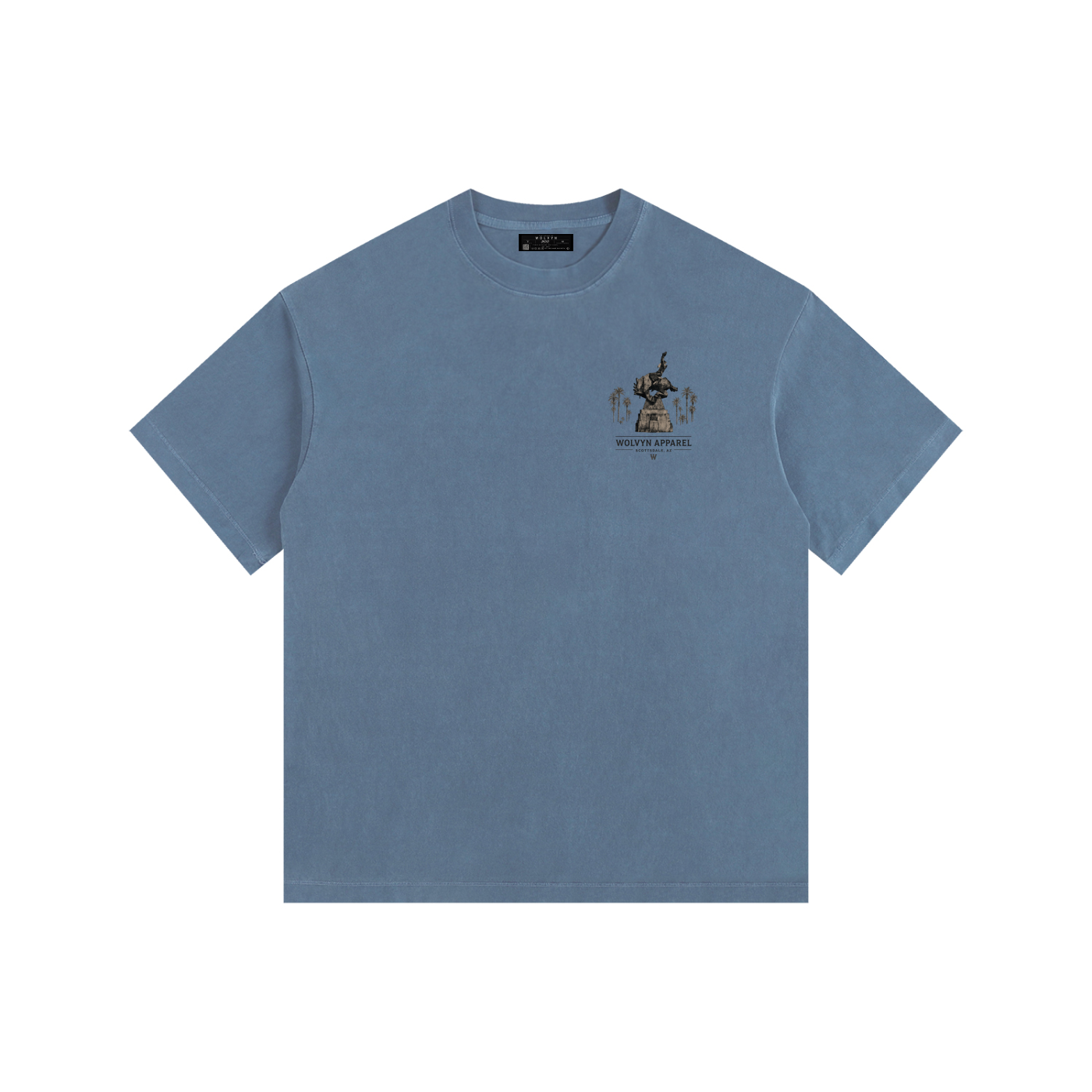 Wolvyn Apparel Vintage Washed Oversized Cotton T-Shirt