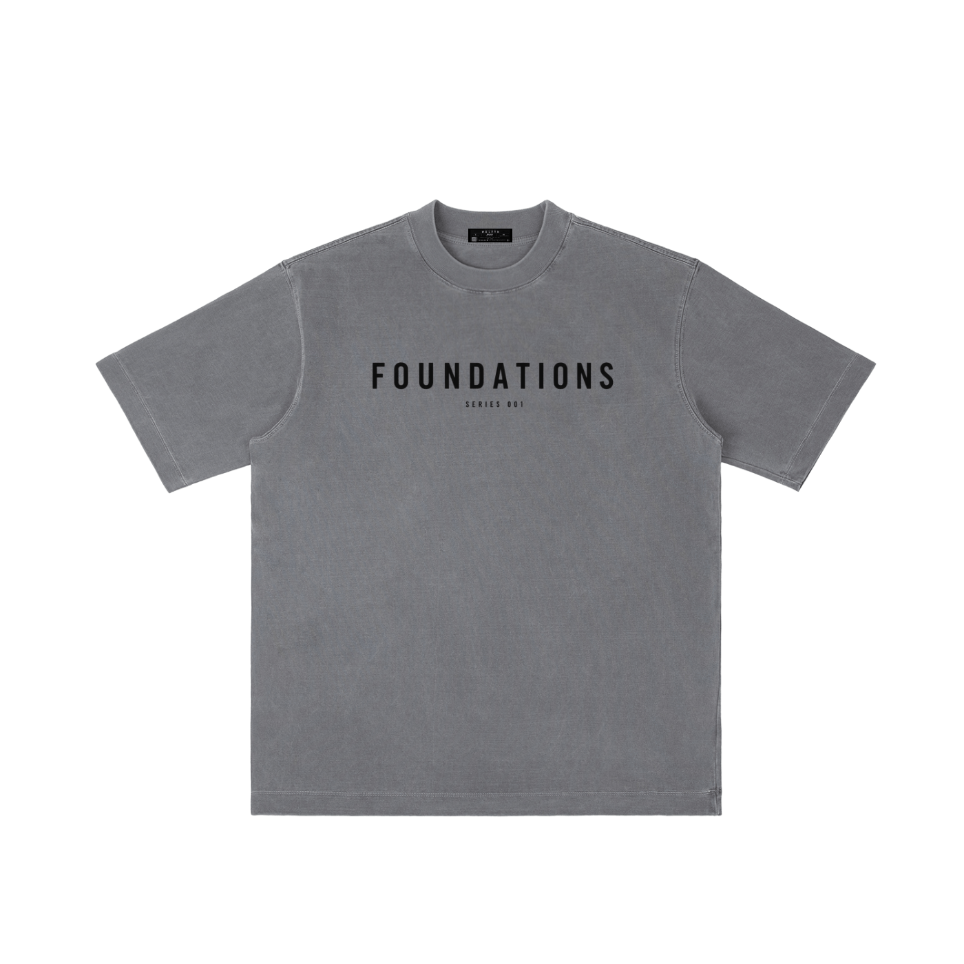 Wolvyn Apparel ‘Foundation 001’ Vintage Wash Drop Shoulder T-shirt