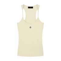 Wolvyn Apparel Slim Fit Ribbed Racerback Tank Top