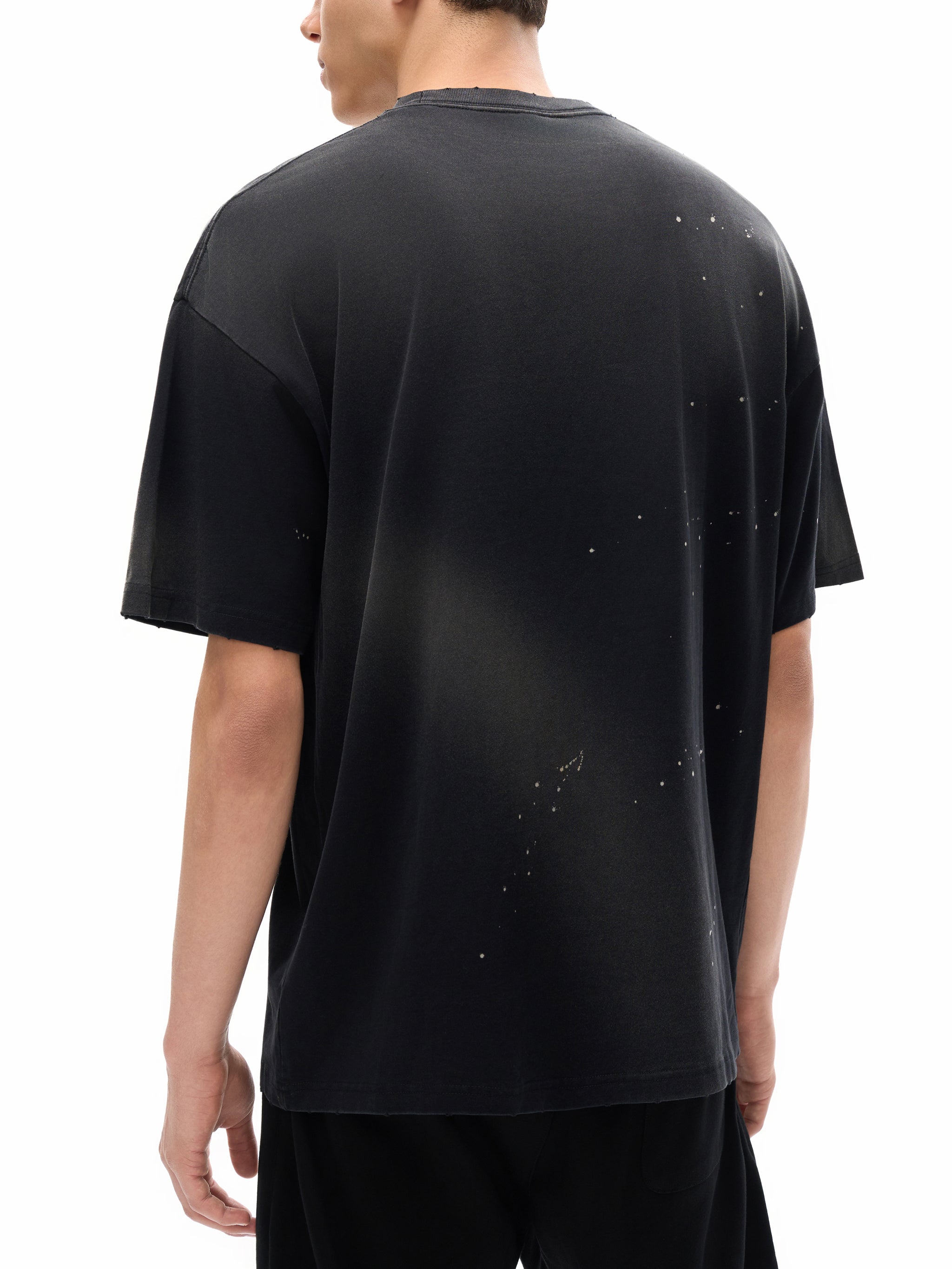 Hand - Frayed Sunfade Paint Splatter T-Shirt - Wolvyn Apparel