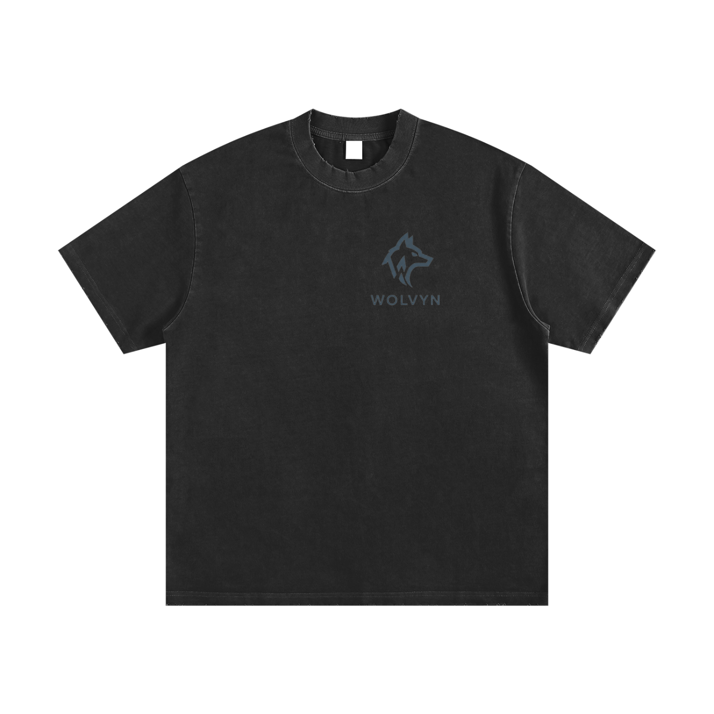 Heavyweight Vintage Washed Frayed T-Shirt - Wolvyn Apparel