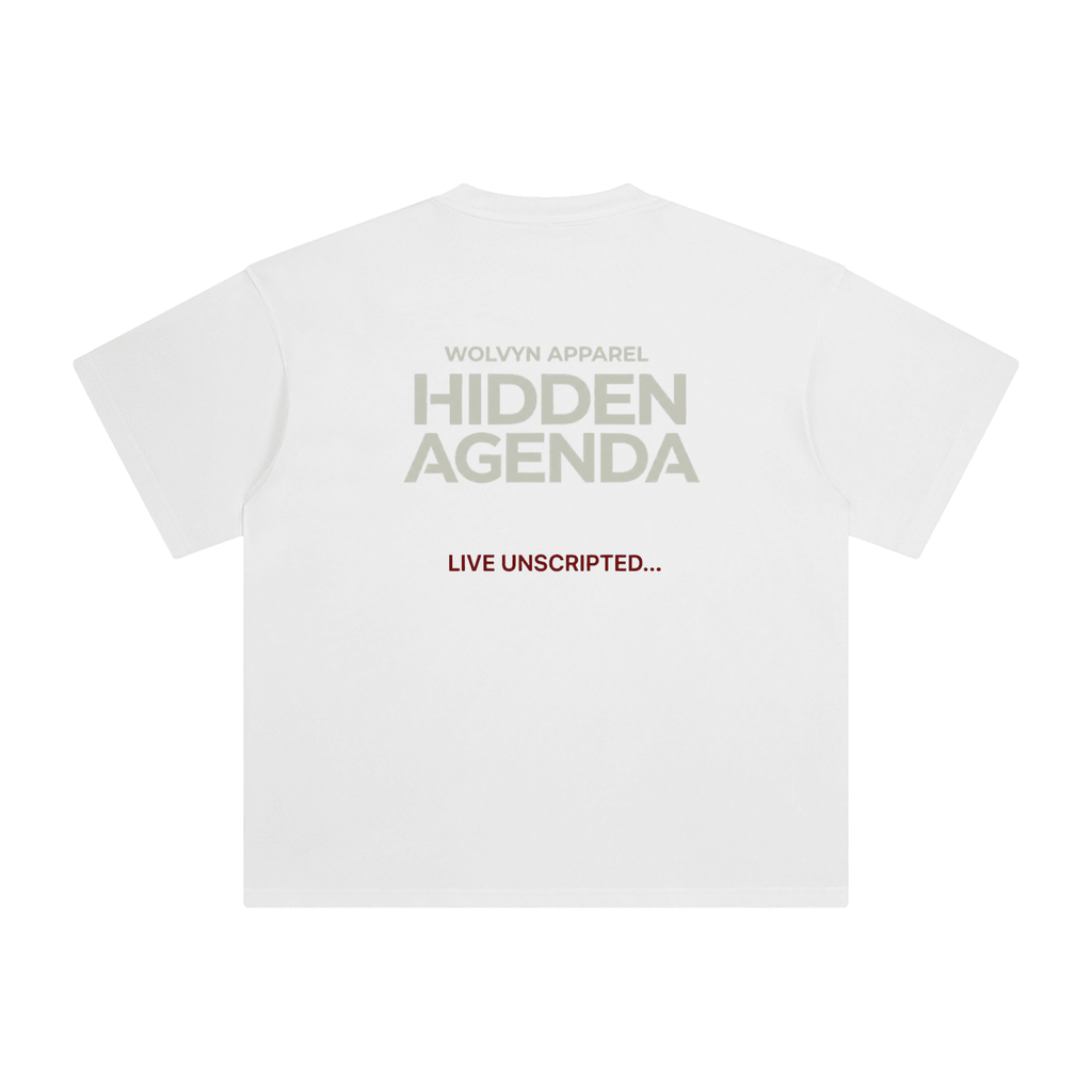 Hidden Agenda by Wolvyn Apparel Enzyme Washed T-Shirt - Wolvyn Apparel