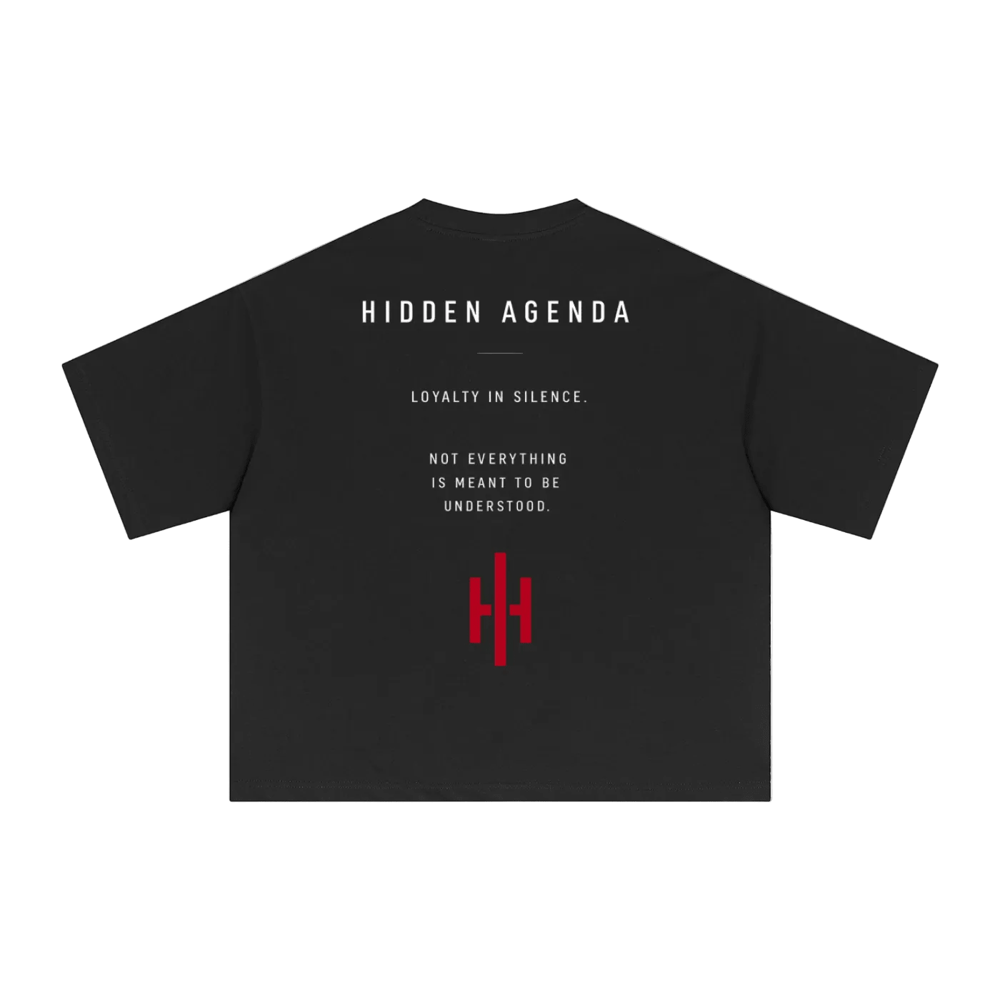 Hidden Agenda by Wolvyn Apparel Essential Sorona Boxy T-Shirt - Wolvyn Apparel