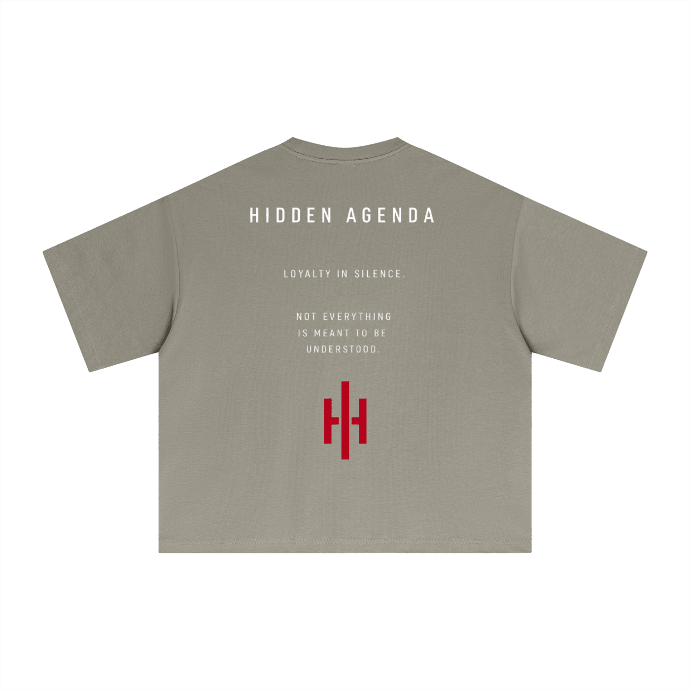 Hidden Agenda by Wolvyn Apparel Essential Sorona Boxy T-Shirt - Wolvyn Apparel
