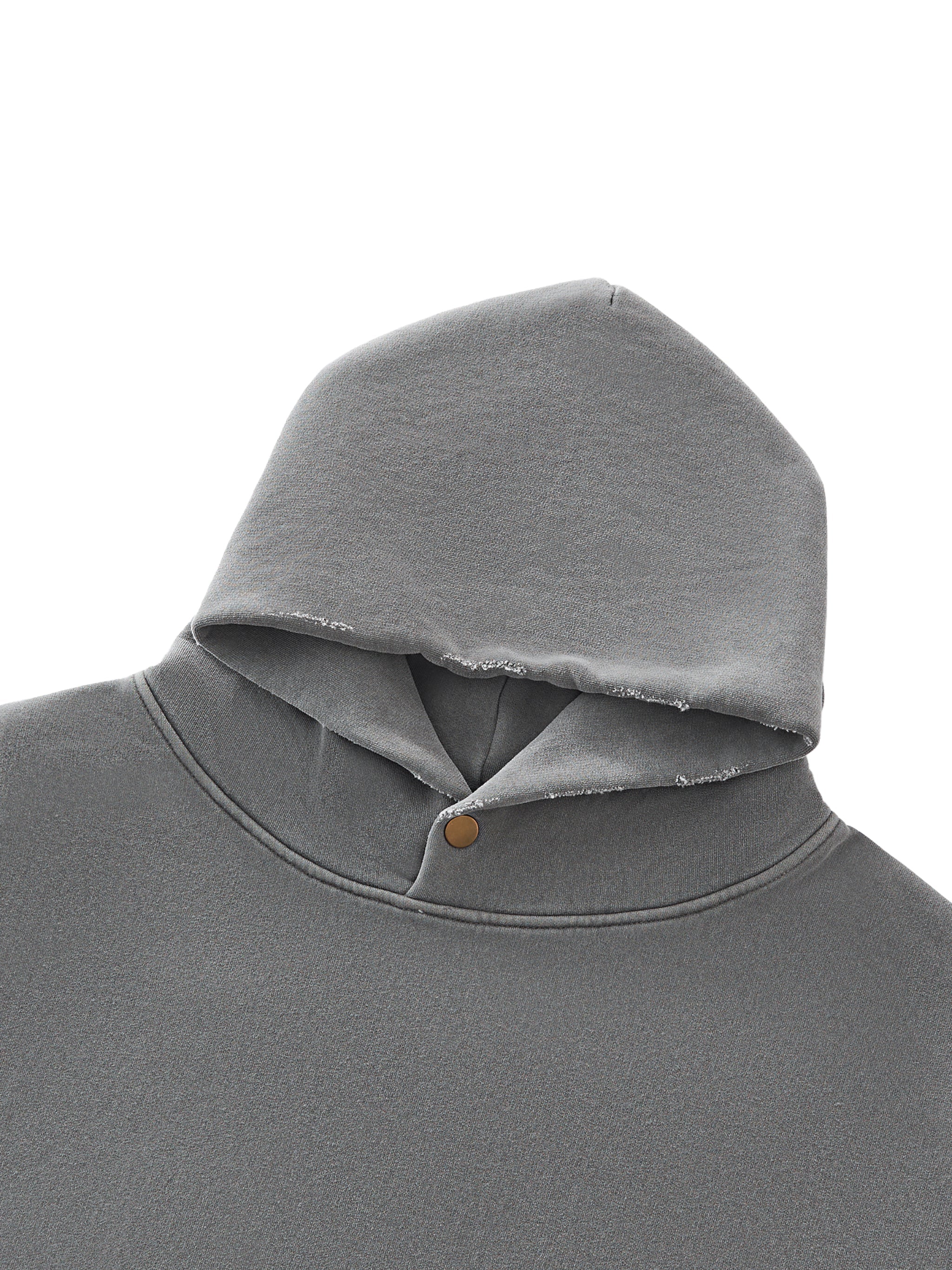 Hidden Agenda by Wolvyn Apparel Frayed Enzyme Washed Fleece Hoodie - Wolvyn Apparel