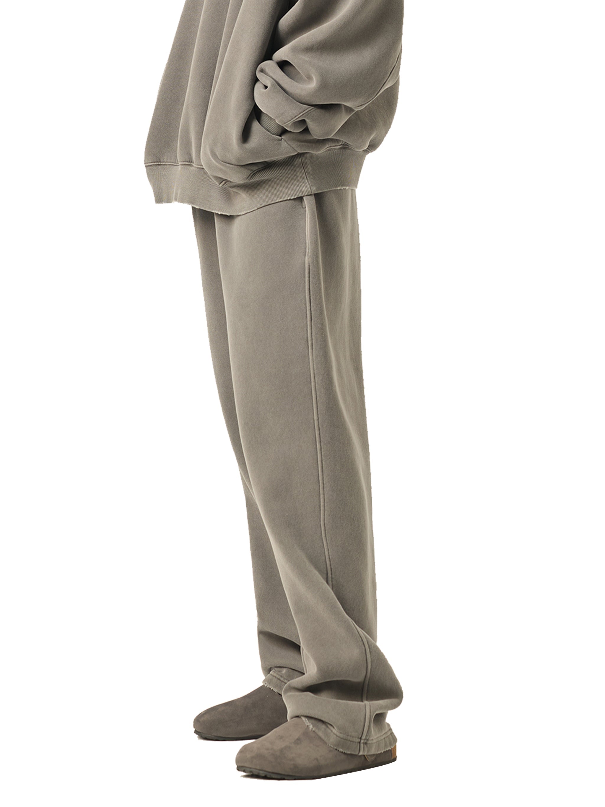 Hidden Agenda by Wolvyn Apparel Frayed Enzyme Washed Fleece Sweatpants - Wolvyn Apparel