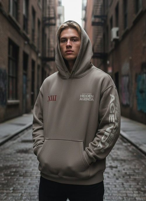 Hidden Agenda by Wolvyn Apparel Oversize Fleeced Hoodie - Wolvyn Apparel