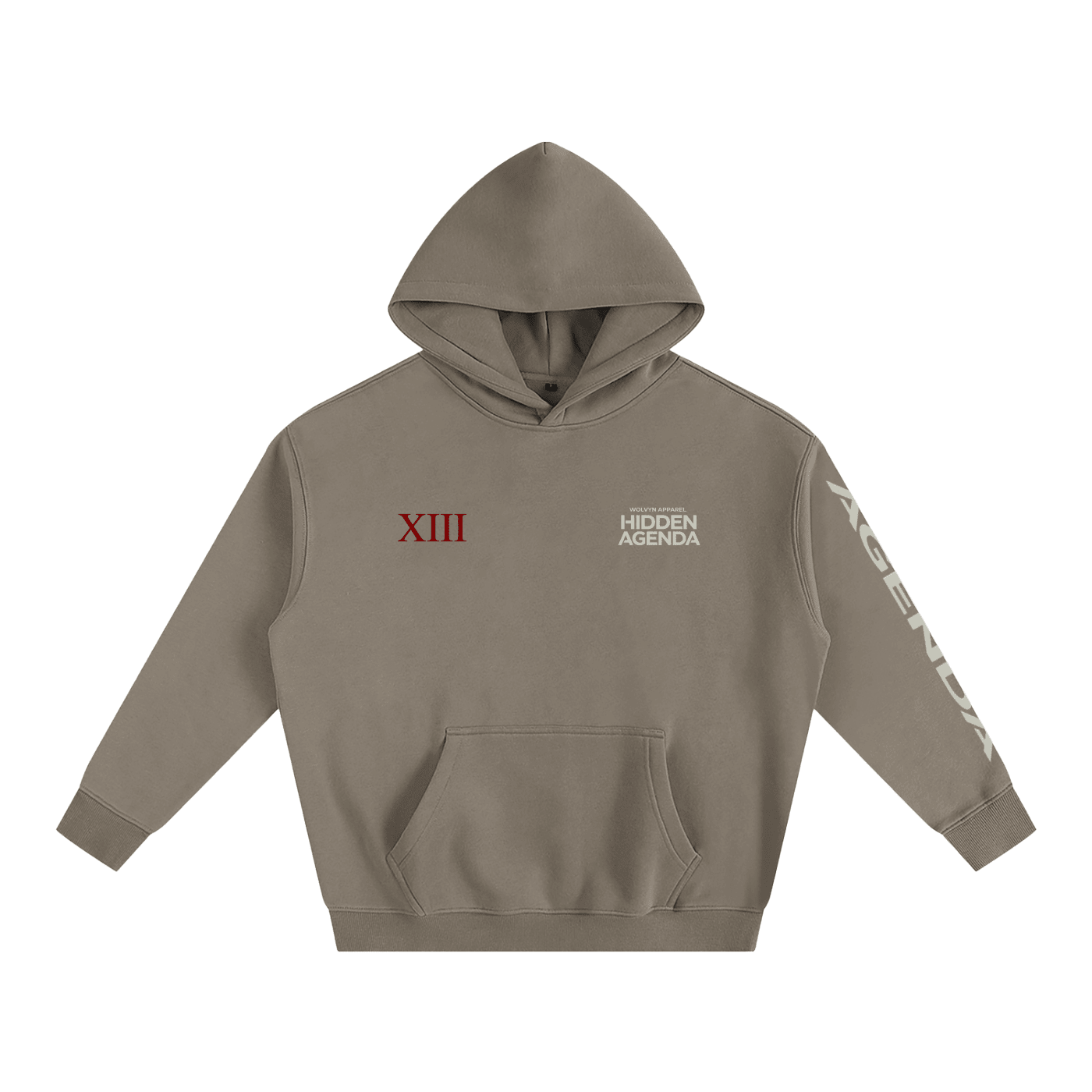 Hidden Agenda by Wolvyn Apparel Oversize Fleeced Hoodie - Wolvyn Apparel