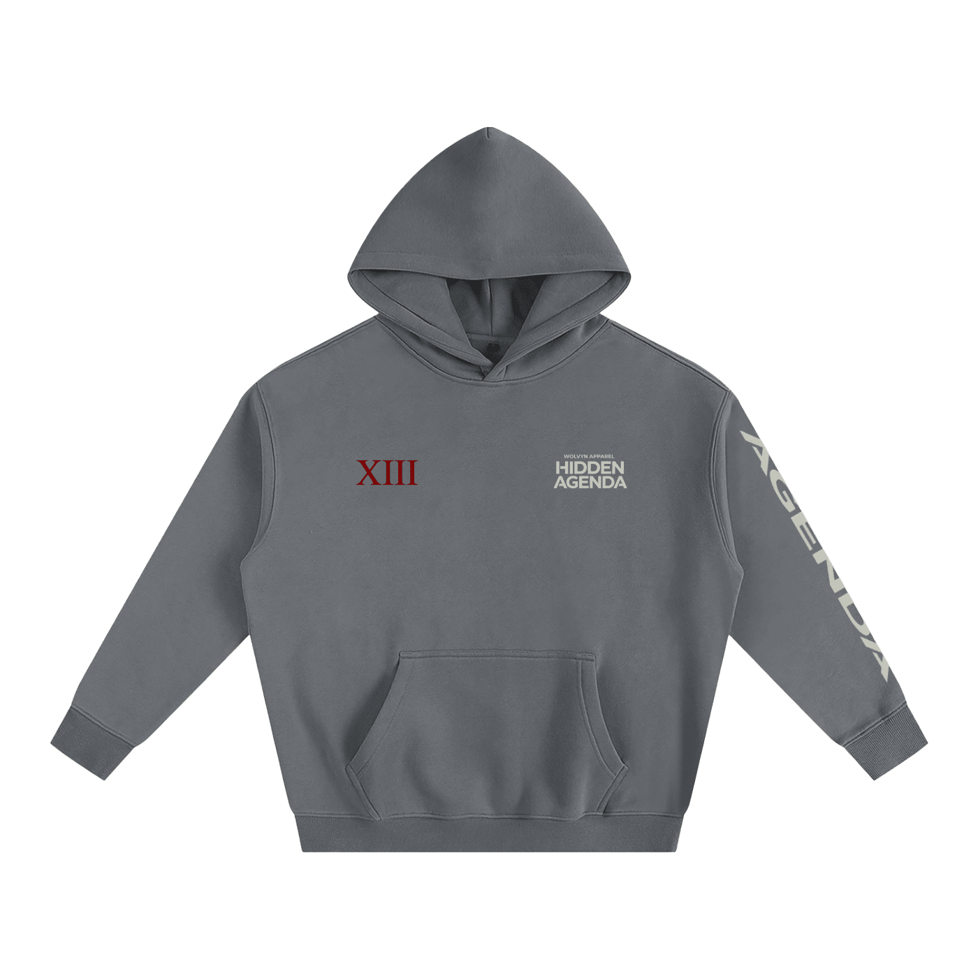 Hidden Agenda by Wolvyn Apparel Oversize Fleeced Hoodie - Wolvyn Apparel