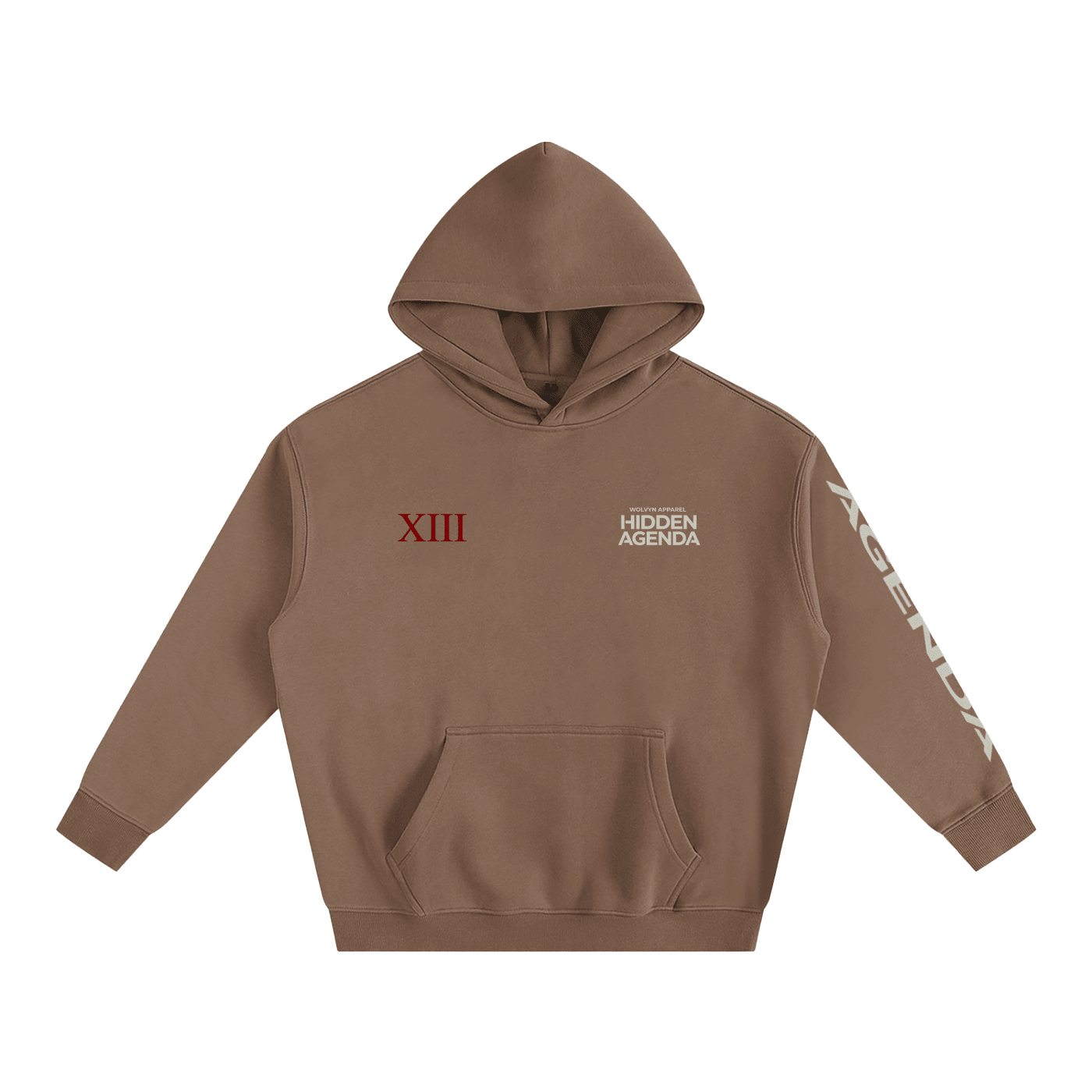 Hidden Agenda by Wolvyn Apparel Oversize Fleeced Hoodie - Wolvyn Apparel