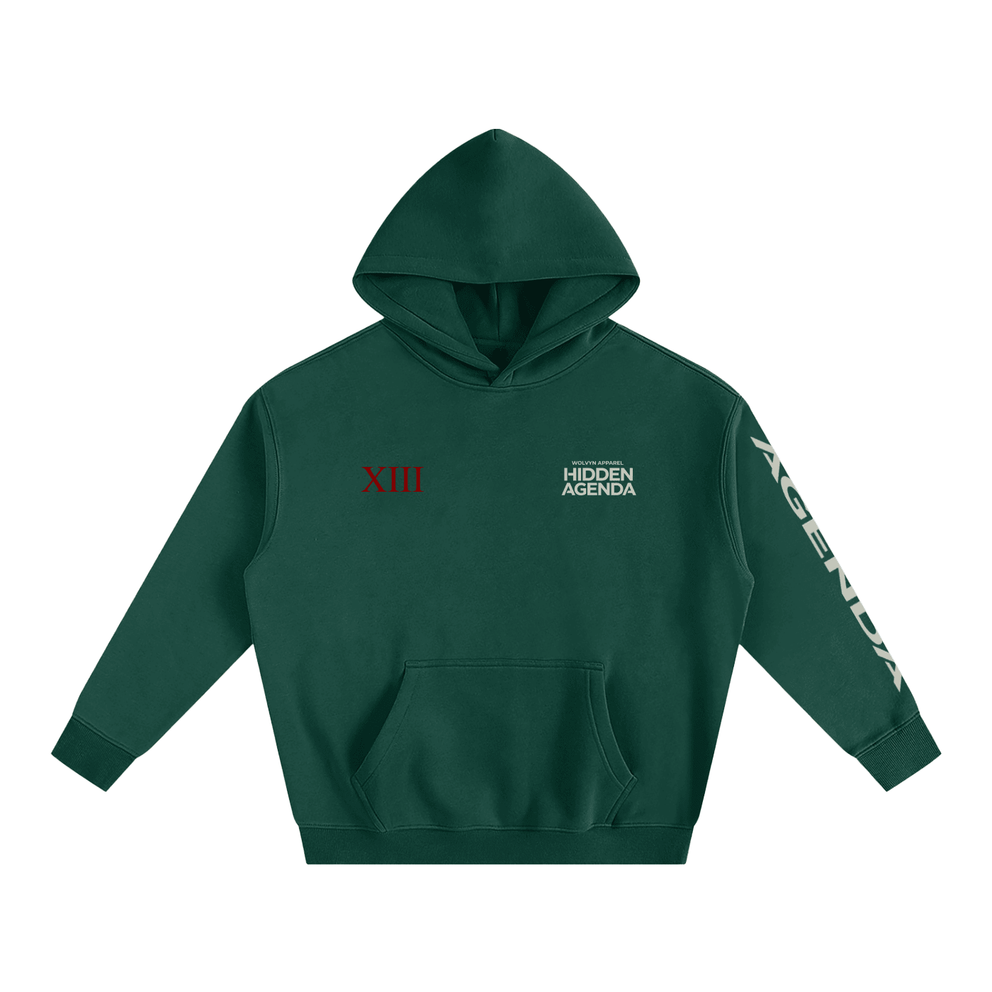 Hidden Agenda by Wolvyn Apparel Oversize Fleeced Hoodie - Wolvyn Apparel