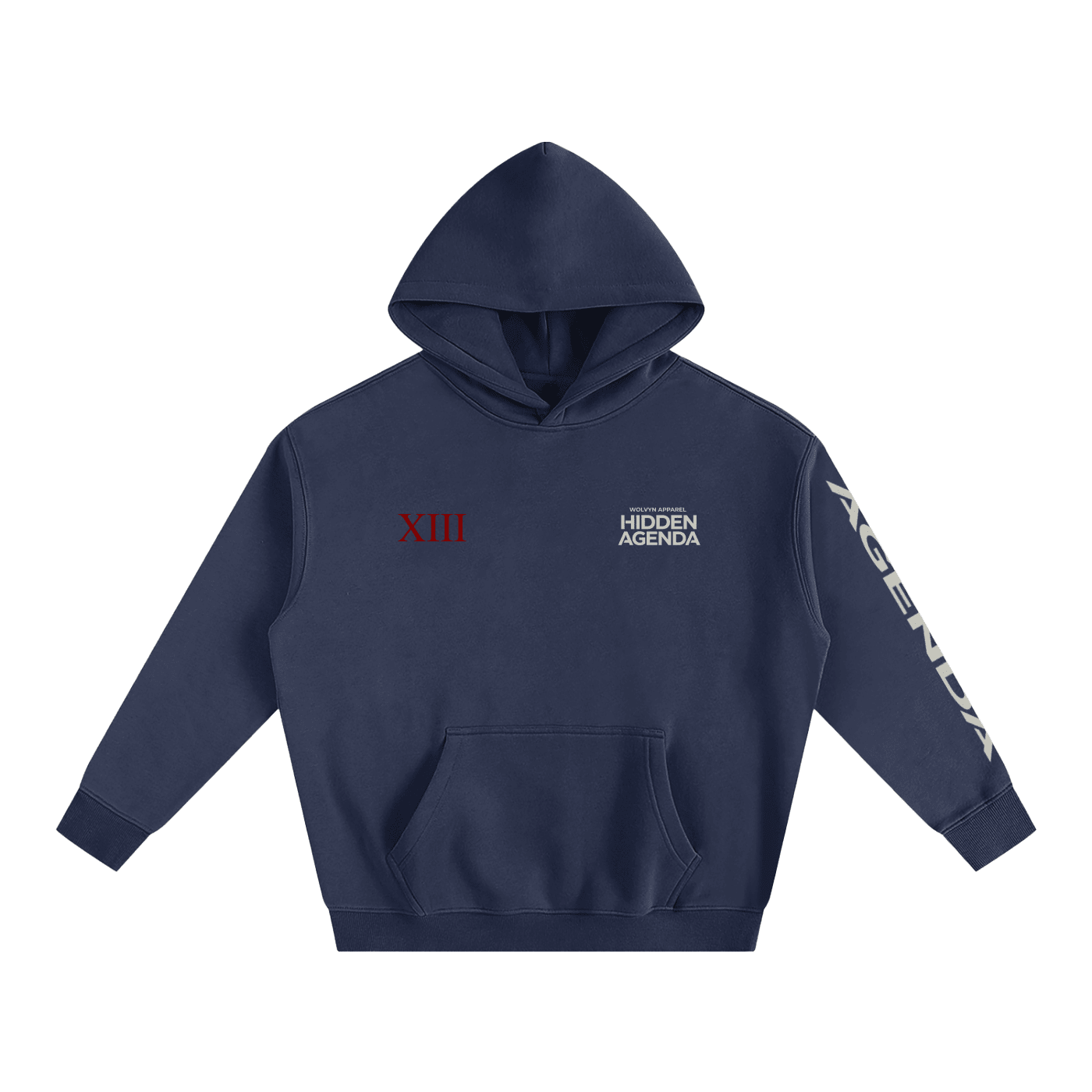 Hidden Agenda by Wolvyn Apparel Oversize Fleeced Hoodie - Wolvyn Apparel