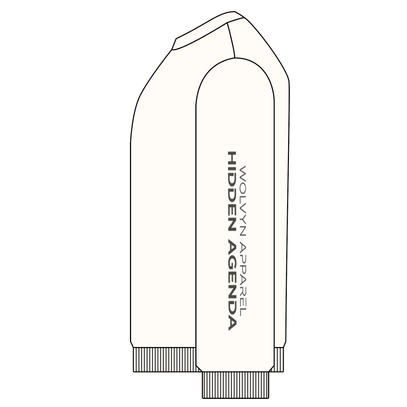 Hidden Agenda by Wolvyn Apparel "Redacted" Snow Washed Oversized Sweatshirt - Wolvyn Apparel