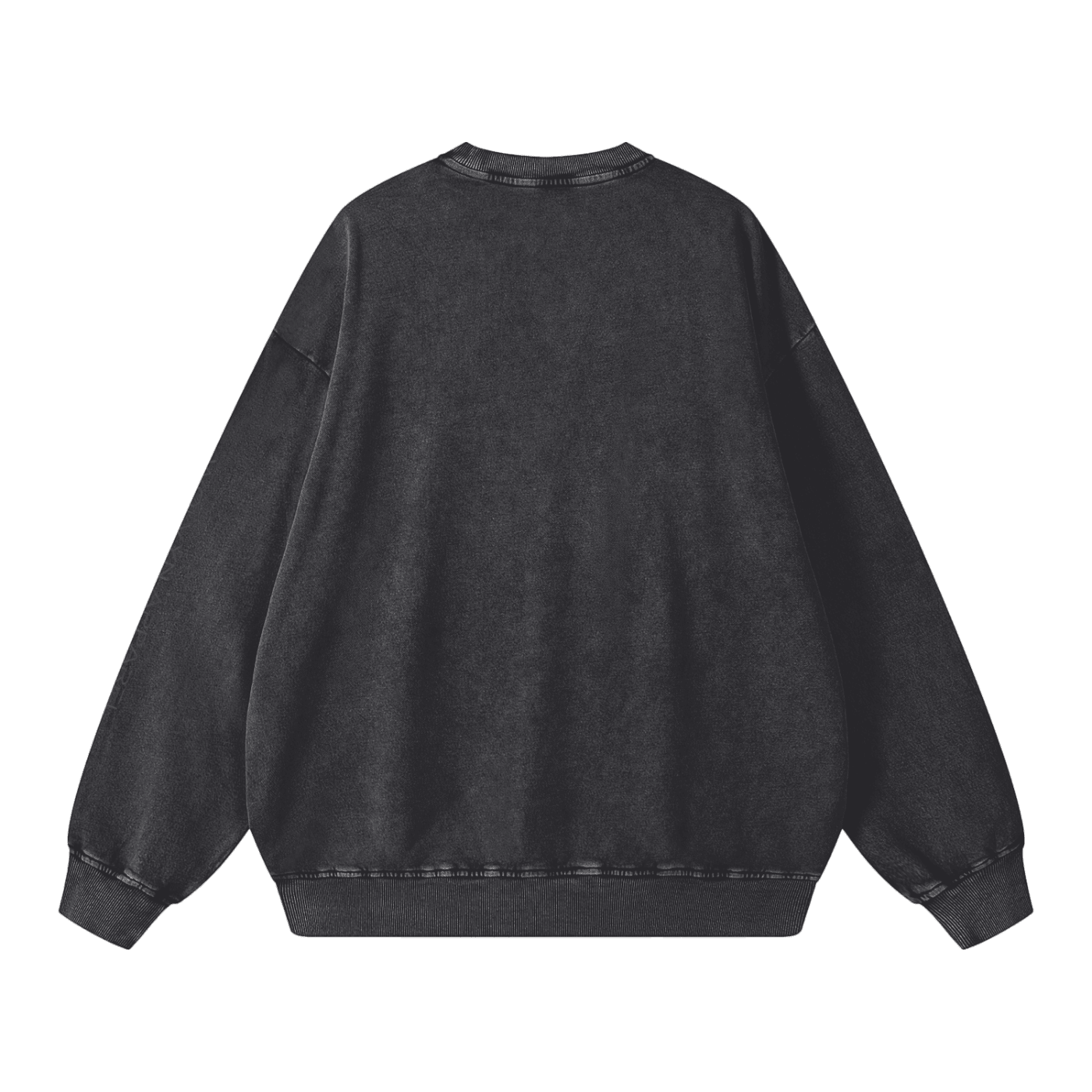 Hidden Agenda by Wolvyn Apparel "Redacted" Snow Washed Oversized Sweatshirt - Wolvyn Apparel