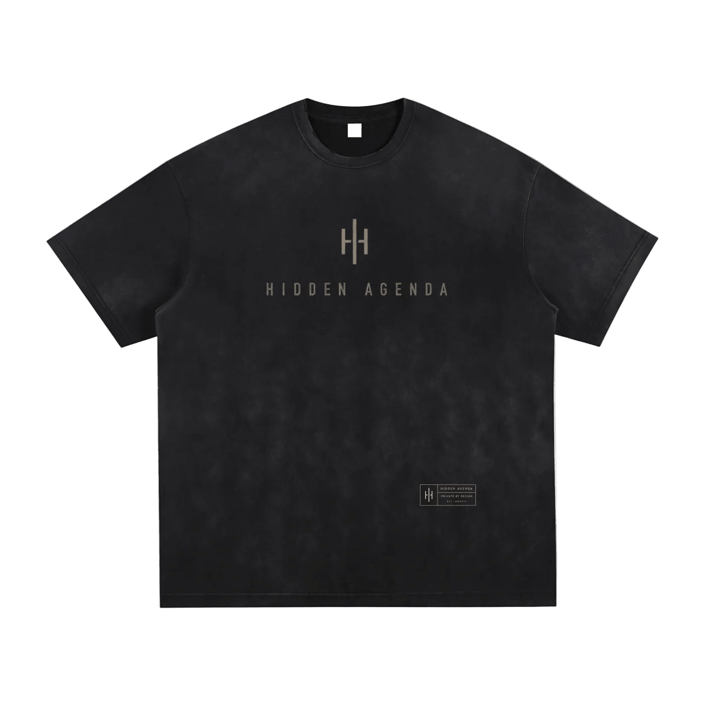 Hidden Agenda by Wolvyn Apparel Vintage Washed Hand-Frayed T-Shirt - Wolvyn Apparel