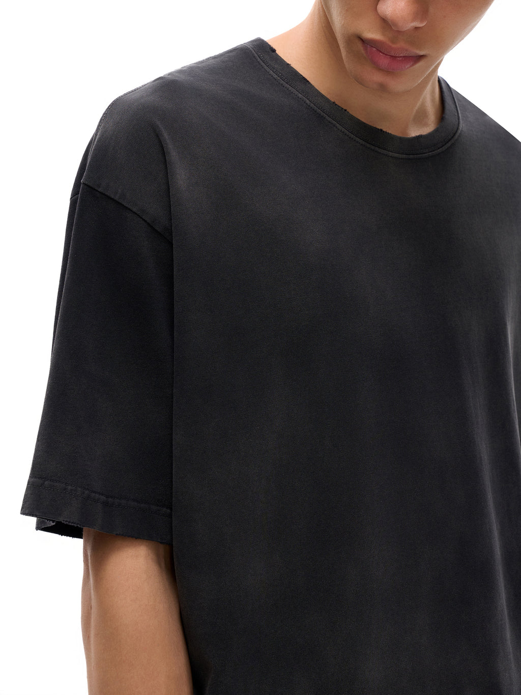 Hidden Agenda by Wolvyn Apparel Vintage Washed Hand - Frayed T-Shirt - Wolvyn Apparel