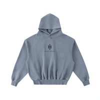 Hidden Agenda Frayed Enzyme Washed Fleece Hoodie - Wolvyn Apparel