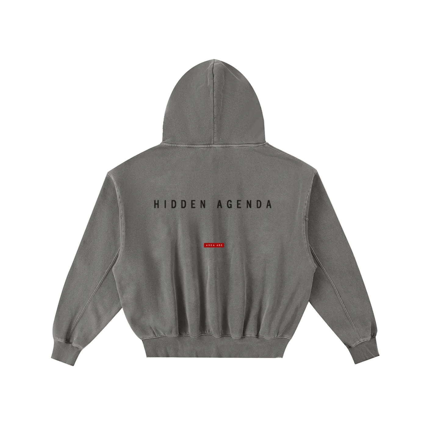 Hidden Agenda Frayed Enzyme Washed Fleece Hoodie - Wolvyn Apparel