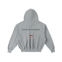 Hidden Agenda Frayed Enzyme Washed Fleece Hoodie - Wolvyn Apparel